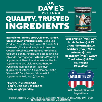 Naturally Healthy Turkey & Giblets Dinner Paté / 12.5 oz