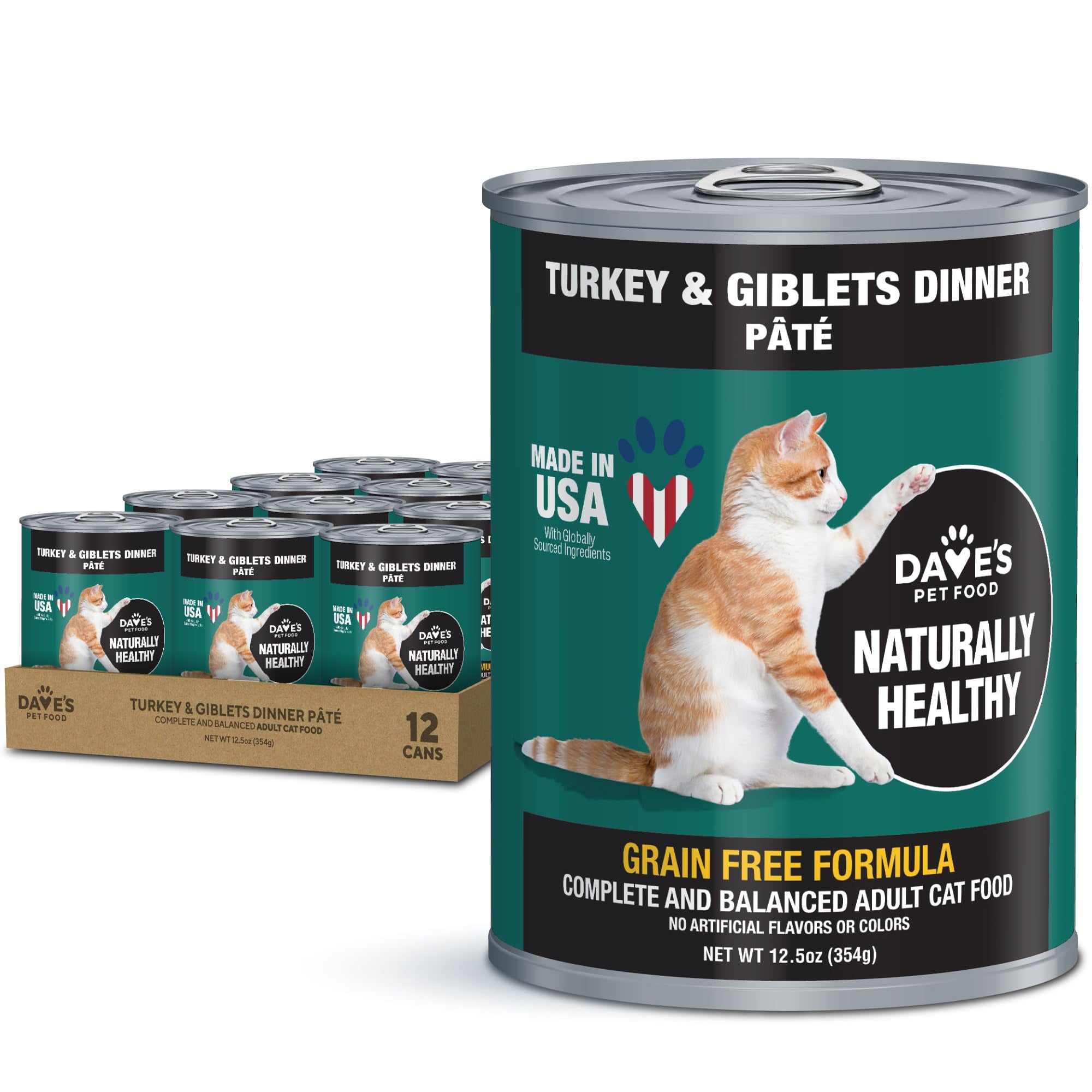 Naturally Healthy Turkey & Giblets Dinner Paté / 12.5 oz – Dave's