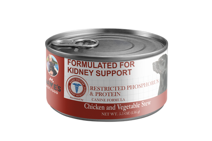 Restricted Diet Phosphorus – Chicken & Vegetable Stew for Dogs