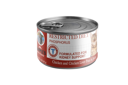 Restricted Diet Phosphorus – Chicken Liver & Chicken in Juice Pate